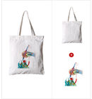 Simple And Casual Canvas Shopping Bag Durable With Large Capacity