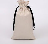 Reusable cotton drawstring bags eco friendly canvas bags pure cotton material