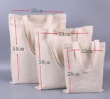 Plain Canvas Bags Reusable For Daily Shopping / Commercial Promotion