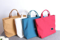 Colored Embroidered Canvas Tote Bags Simple And Casual For Students
