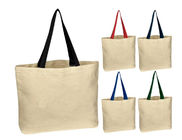 Personalized Cotton Canvas Tote Bag , Plain Canvas Bags With Handle