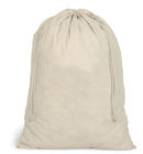 Canvas Material Drawstring Cinch Bag Eco Friendly With Custom Size