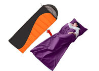 Polyester Sleeping Bag Liner , Single Person Ultralight Sleeping Bag Inner Sheet