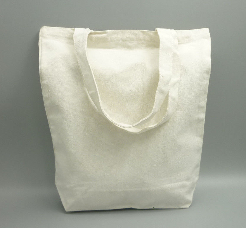 Plain Cotton Canvas Tote Bag Small Size With Customized Printed Logo