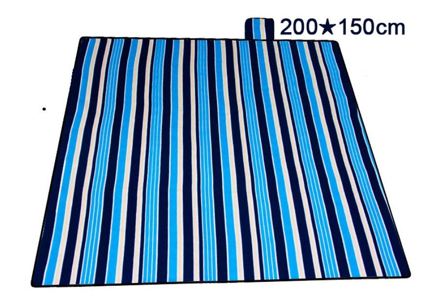 Anti Rip Folding Beach Mat , Portable Water Resistant Picnic Blanket