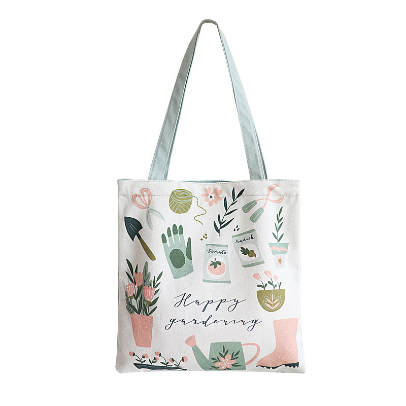 Fresh Design Canvas Handbags , Environmentally Friendly Canvas Fabric