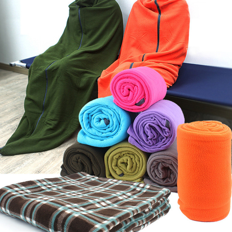 Multicolored Fleece Bag Liner , Lightweight Fleece Sleeping Bag 183*83CM