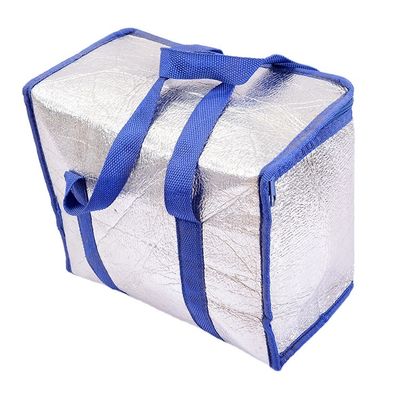 hot selling Portable Aluminium Foil thermal  cooler bag  customize  bubble  insulated  cooler box for  food delivery