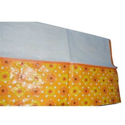 OEM Custom Printed picnic camping plastic straw mats/foldable picnic blanket
