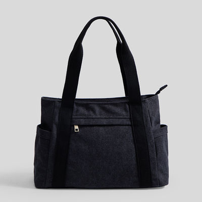 Fashion  Women Canvas Shopping Bag Ladies Casual Shoulder Handbag Reusable Large Capacity Eco-Friendly Tote Bag