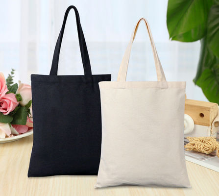 White Navy Eco Canvas Bags Shopping Tote Bag For School Kids
