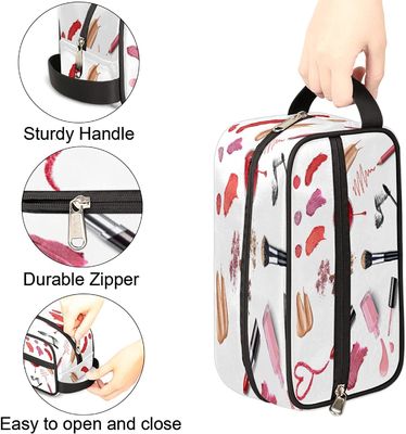 Waterproof Durable Portable Travel Toiletry Bag, Dopp Kit Cosmetic Organizer Makeup Bag Shower Shaving Bag for Men Women
