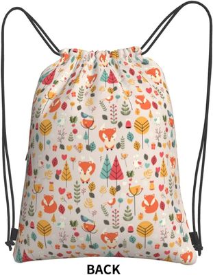 Backpack Bag for Men &amp; Women with Pockets Waterproof String Bag Lightweight Sackpack for Hiking Yoga Travel Beach