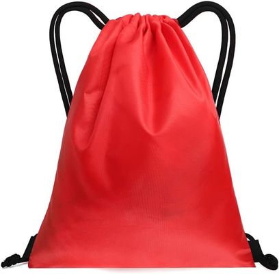 Gym Waterproof Drawstring Bag Backpack With Zip Pocket Swim Bag For Men Women