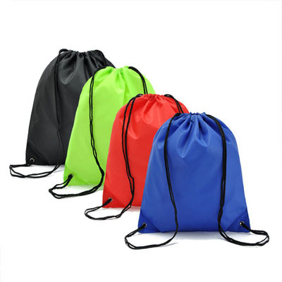 Waterproof Drawstring Backpack Black for Outdoor Sports