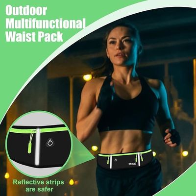 Outdoor Sports Running Jogging Waist Bag Waterproof Phone Waist Belt Pack Fitness Elastic