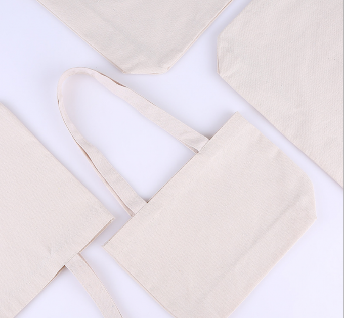 Personalized Reusable Canvas Shopping Bags , Washable Cloth Grocery Bags