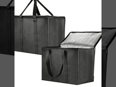 OEM Food Delivery Insulated Tote Lunch Bag Travel Cooler Bag 600d Heat Preservation
