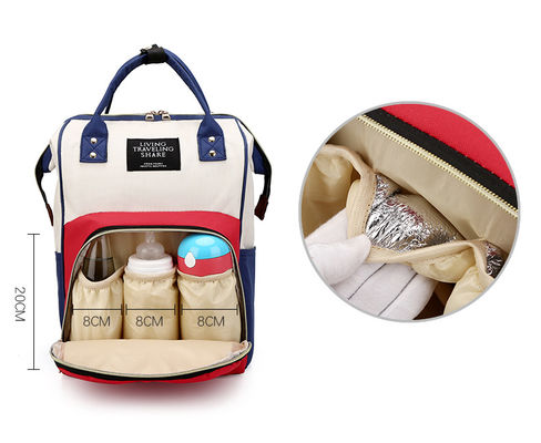 Quality  Multifunctional Mommy Diaper Bag Backpack Large Capacity Waterproof factory