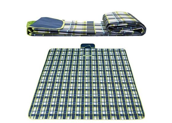 Quality  Polyester Waterproof Picnic Mat Backing For Beach Polyetser Peva Material factory