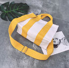 Crossbody Collapsible 25cm Handle Lightweight Canvas Tote Bags