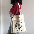 Reusable Grocery Tote Large Capacity 50cm Canvas Bag