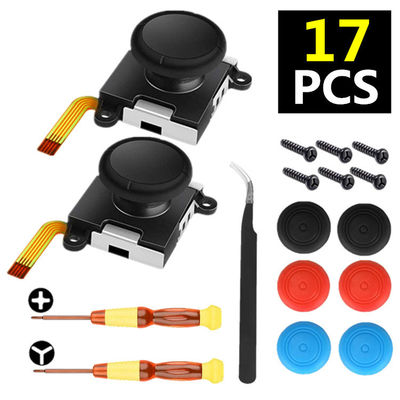 34 in 1 Replacement Thumb Stick Repair Kit for Nintendo Switch 3D Joystick Analog Sticks NS Lite Controller Repair Tool