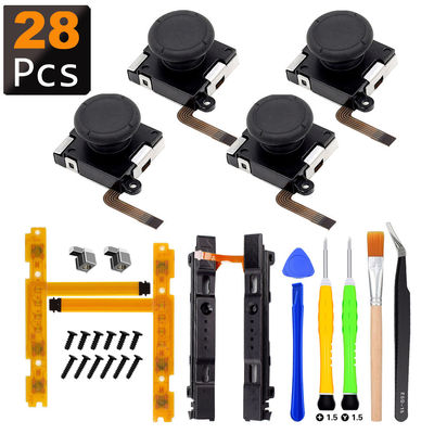 34 in 1 Replacement Thumb Stick Repair Kit for Nintendo Switch 3D Joystick Analog Sticks NS Lite Controller Repair Tool