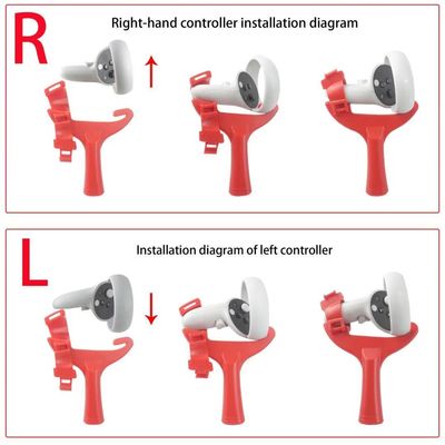 Vr accessory actuating handle is easy to use