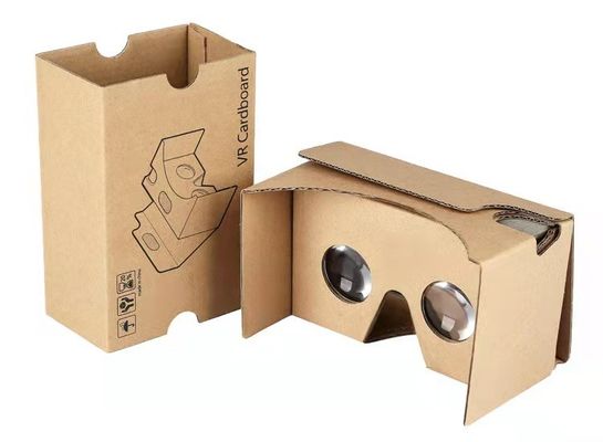 factory price Easy Setup Cardboard Headset 3D Virtual Reality VR Glasses  for google cardboard vr 2.0  Video &amp; Game