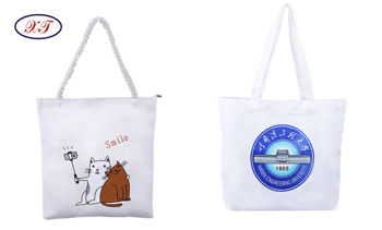 Manufacturer High Capacity Canvas Shoulder Bags Woman Shopping Bags Cotton Shopping Beach Bag