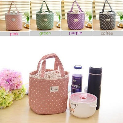High quality lovely   portable insulated lunch bag   reusable school  cooler pouch Picnic  Insulated bag for food delivery