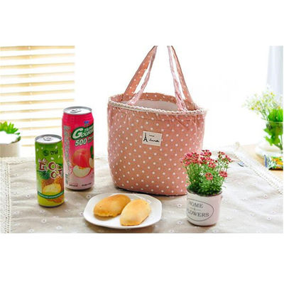 High quality lovely   portable insulated lunch bag   reusable school  cooler pouch Picnic  Insulated bag for food delivery