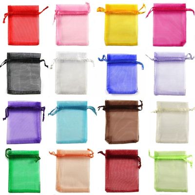 factory price beautiful cheap gift organza  drawstring bag  gift pouch Jeweller  bag