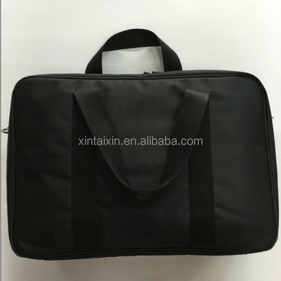 Factory direct laptop briefcase laptop bag travel makeup bag with handle and shoulder strap