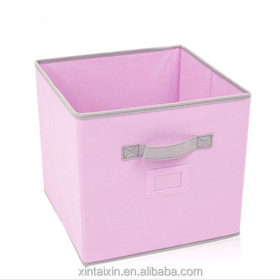 Portable 420D 600D Non Woven Closet Underwear Storage Box With Lid