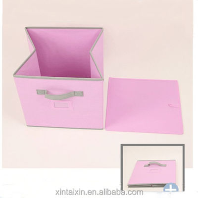 Portable 420D 600D Non Woven Closet Underwear Storage Box With Lid