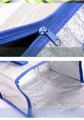 hot selling Portable Aluminium Foil thermal  cooler bag  customize  bubble  insulated  cooler box for  food delivery