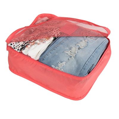 Polyester Folding Toiletry Travel Organizer Bag Set 6Pcs