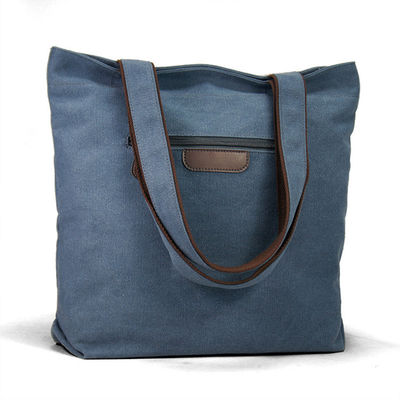 Promotional high  quality  Folding men canvas  bag cotton  portable  informal casual tote  handbag for  traveling