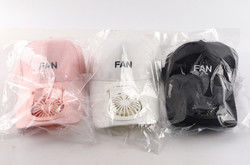 Cross-border production of solar fan  cover cool two convenient travel