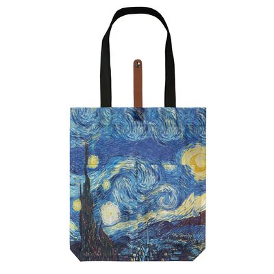 Customize Polyester Foldable Oil Painting Tote Bags Reusable Shopping Bag For Groceries Shoulder Bags