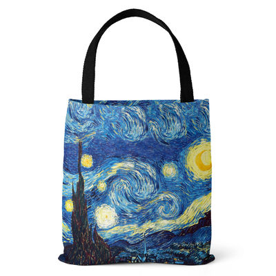 Customized Oil Painting Canvas Tote Bag Retro Art Fashion Travel Bag Women Leisure Eco Shopping High Quality Foldable Handbag