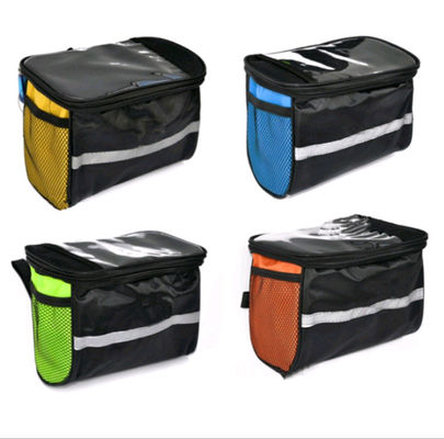 Front Handlebar Bag Bike Frame Pannier Organizer Pouch MTB Waterproof Phone Bags Multifunction Portable Shoulder Bag