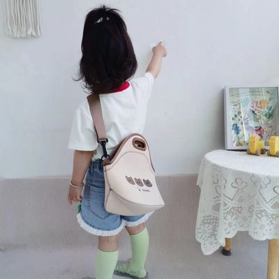 Cartoon Stroller Pattern Medium Shoulder Mommy Maternity Bag Waterproof Mother Bag