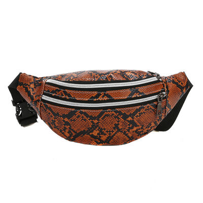 Serpentine Waist Bag Women Fashion Fanny Pack PU Hip Bum Bag Ladies Belt Pouch Pocket Purse for Phone Card