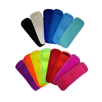 Factory Price Ice Pop Sleeves Antifreezing Popsicle Holders Bags Neoprene Insulator Sleeves Freezer Ice Pops Holder