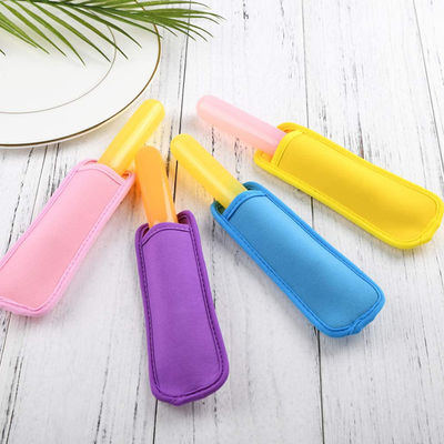 Factory Price Ice Pop Sleeves Antifreezing Popsicle Holders Bags Neoprene Insulator Sleeves Freezer Ice Pops Holder
