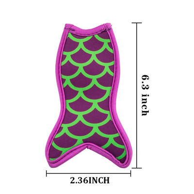 Customize Popsicle Bags Freezer Ice Pop Sleeves Neoprene Anti freezing Ice Pop Holders Fish Pattern Keep Cooler