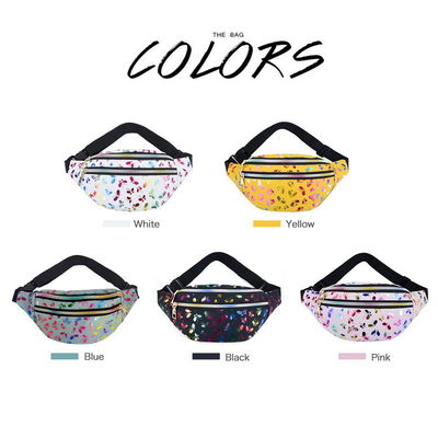 2022 Printed Waist Bag Women Fanny Pack Colorful Travel Kids Cartoon Belt`s Bag Festival Mobile Phone Pouch Purse